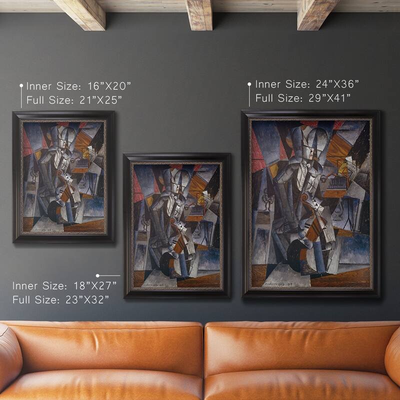The Musician Premium Framed Canvas- Ready to Hang