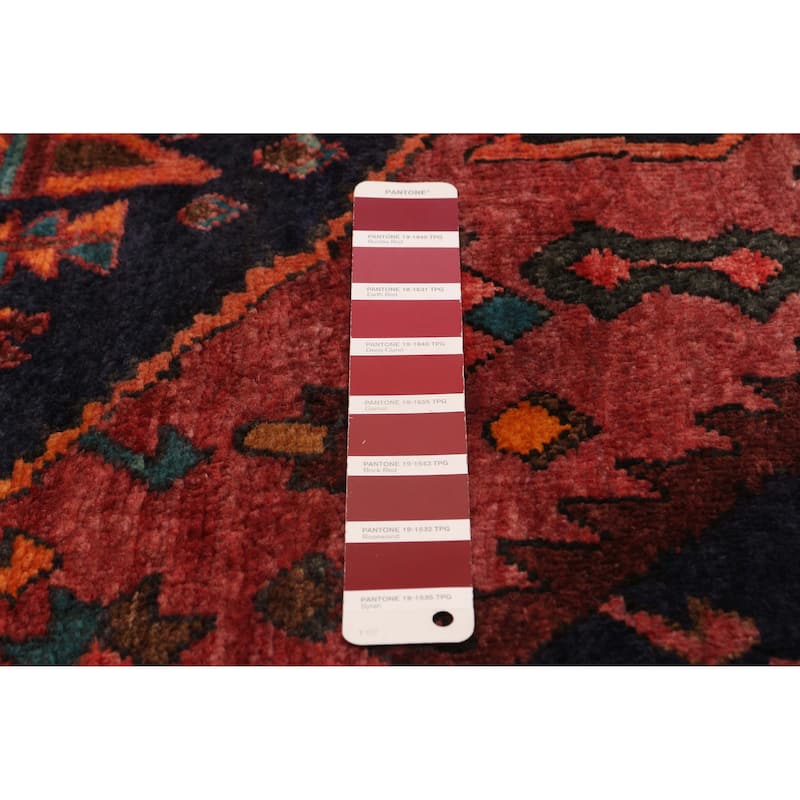 ECARPETGALLERY Hand-knotted Anatolian Vintage Red Wool Rug - 5'0 x 6'7