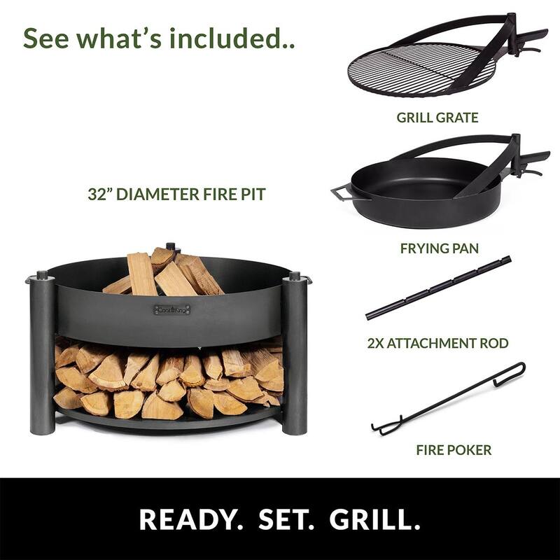 Montana X 32" Grill and Frying Pan Set