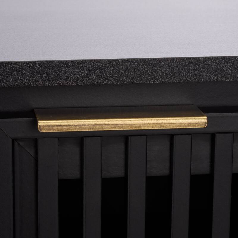 SAFAVIEH Home Quaid 4-Door Sideboard - 62"W x 18"D x 25"H