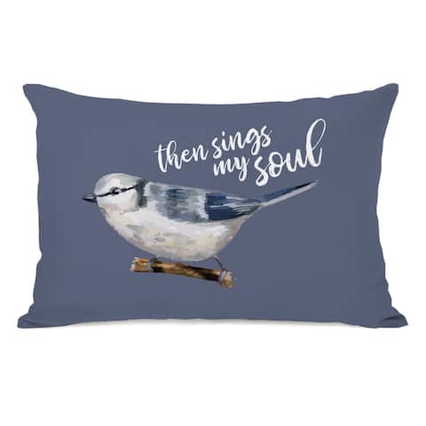 Then Sings My Soul Bird - Lumbar Pillow