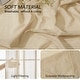 preview thumbnail 30 of 29, Deconovo Bedroom Crepe Solid Sheer Voile Curtain (2 Panels)