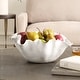 preview thumbnail 2 of 3, Uttermost Ruffle White Bloom Bowl