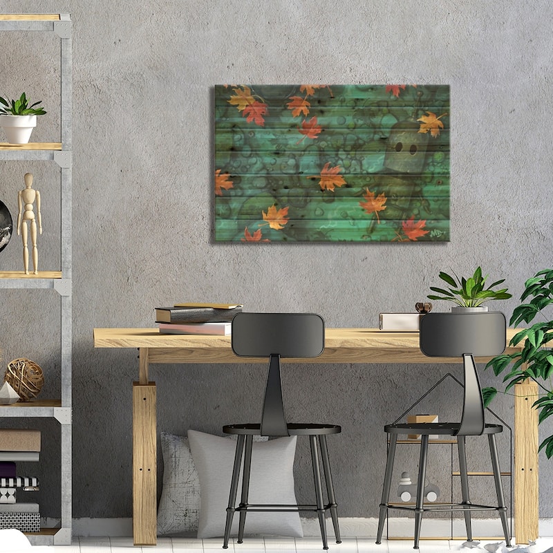 Acquiesce Print On Wood by Matt Dixon - Multi-Color