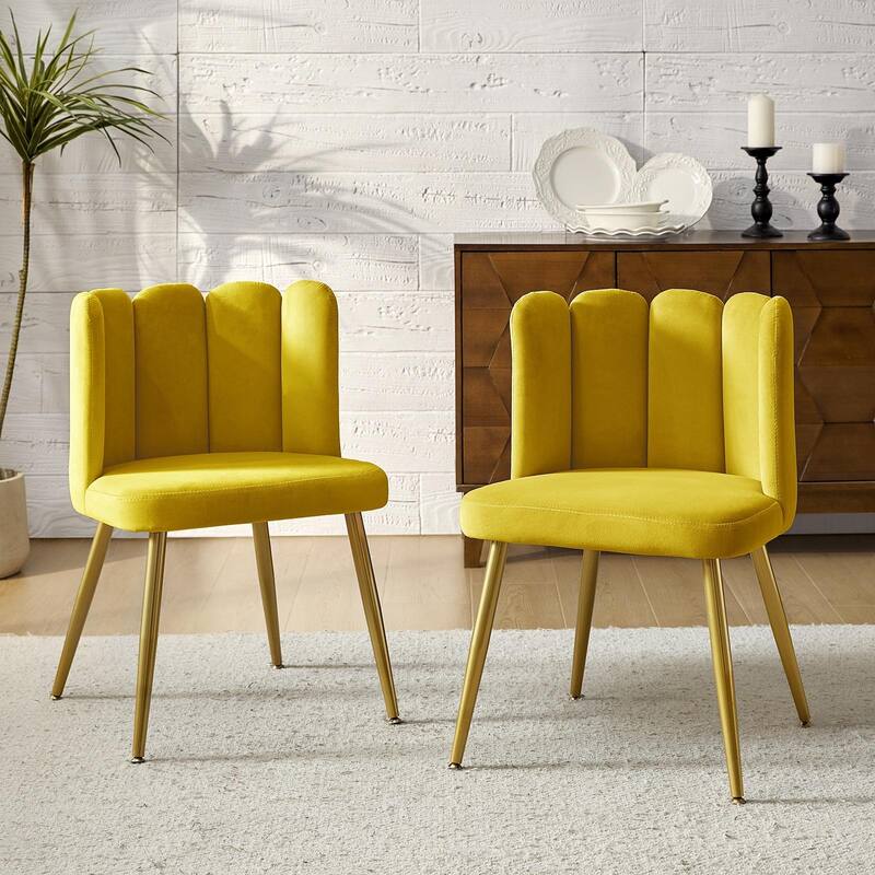 Anjela Side Chair with Tufted Back Set of 2