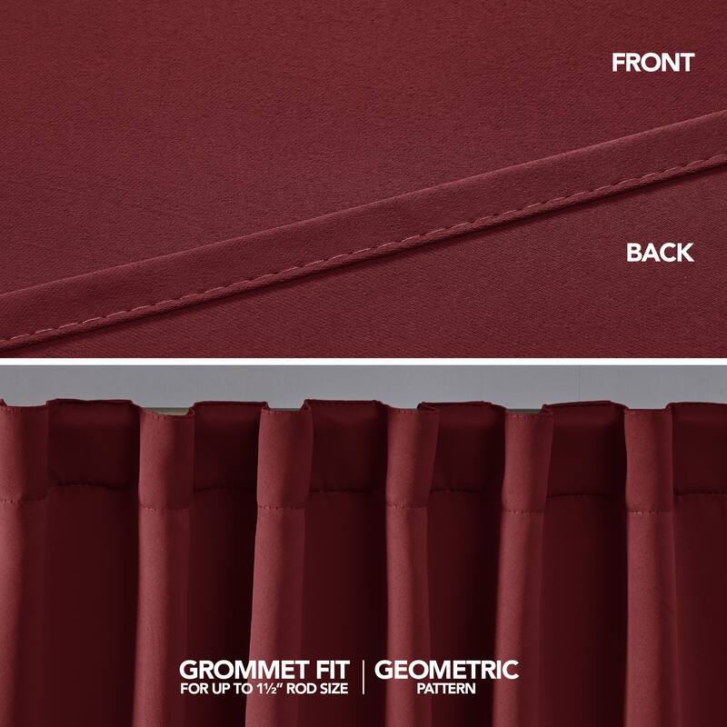 Deconovo Thermal Insulated Blackout 84-inch Curtain (2 Panel) - 52 x 84