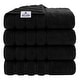 preview thumbnail 18 of 148, American Soft Linen 100% Cotton Turkish Bath Towels Large, 4 Pack Luxury Hotel Spa Quality Turkish Bath Towels Bathroom Sets Black