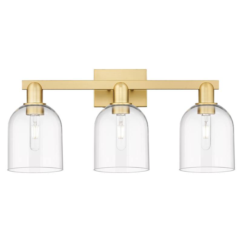 Innovations Lighting Endless Possibilities Arcadia - Bella - 3 Light 25" Bath Vanity Light - Clear/Satin Gold