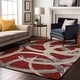 preview thumbnail 18 of 132, Premium Washable Super Soft Modern Zeus Mayfield Rug Red - 10' x 14'