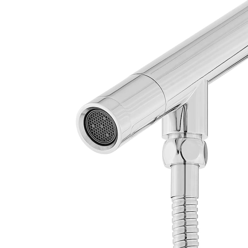 Swiss Madison SM-FF10 Plaisir Floor Mounted Tub Filler – Includes Hand