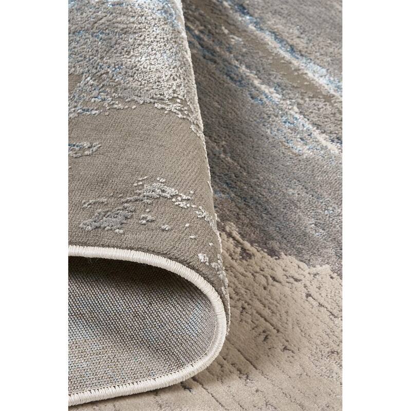 Zece Abstract Area Rug By HomeRoots - 9' x 12'