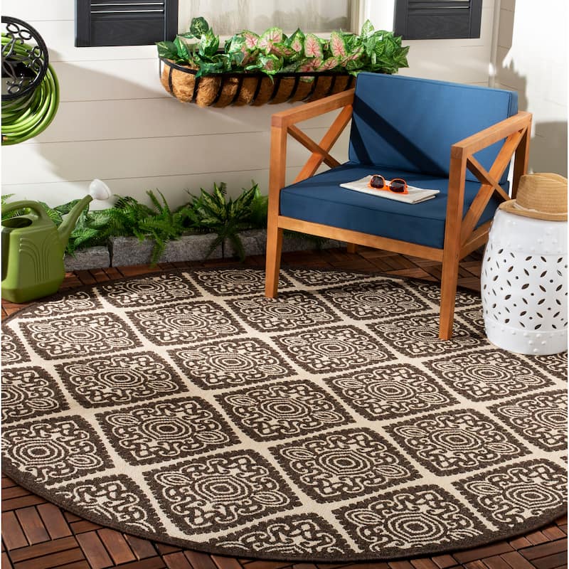 SAFAVIEH Beach House Phyllis Indoor/ Outdoor Waterproof Patio Backyard Rug