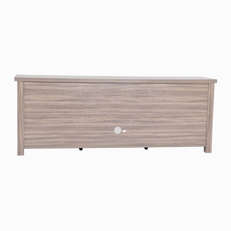 TV Stand for up to 80" TVs with 6 Open Storage Compartments - 65 inches