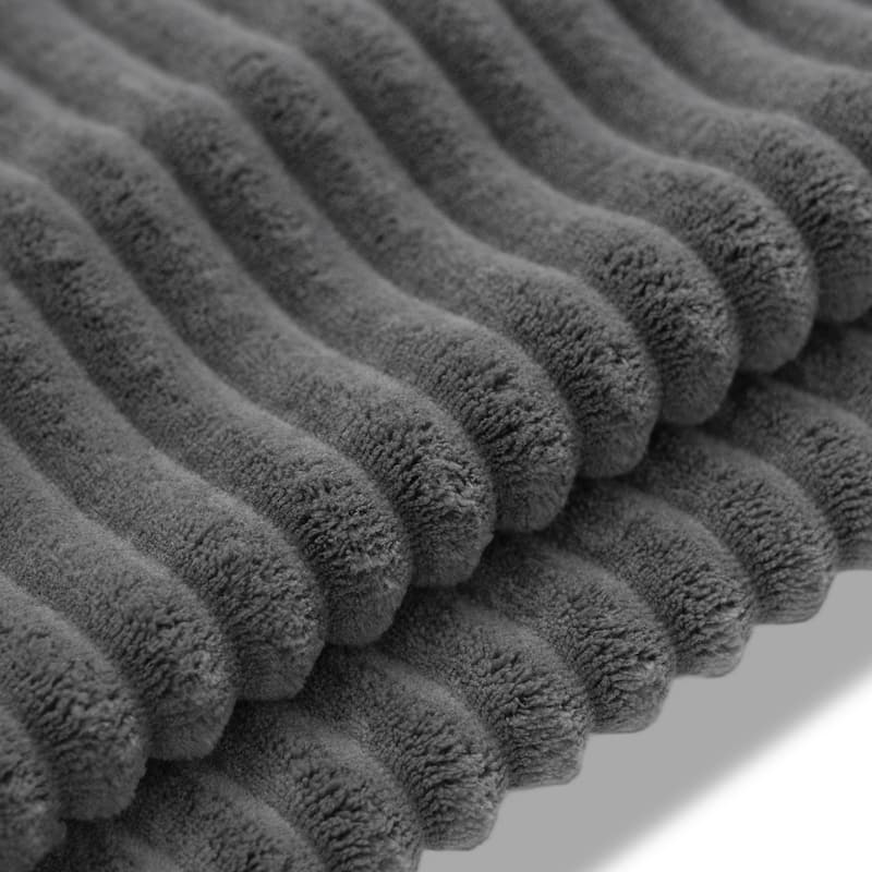 U-Shaped Cloud Corduroy Sectional Sofa with Console, Cup Holders, Bluetooth Speakers, Charging, Storage Ottoman, Deep Seats Sofa