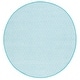 preview thumbnail 72 of 126, SAFAVIEH Handmade Flatweave Montauk Eliina Casual Cotton Rug 6' Round - Ivory/Aqua - Round