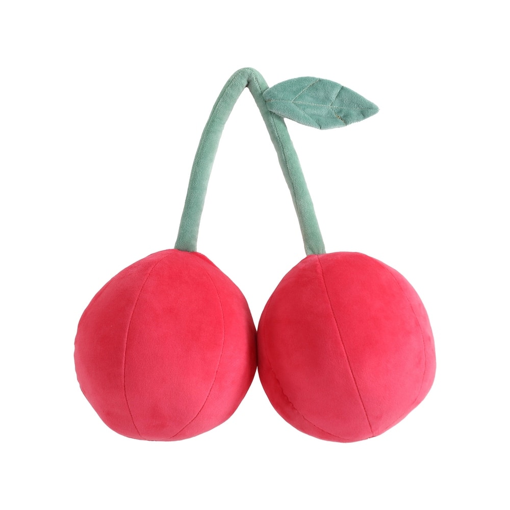 Betsey Johnson Velvety Soft Plush Novelty Throw Pillows - Cherries, Heart or Bow Decorative Pillows