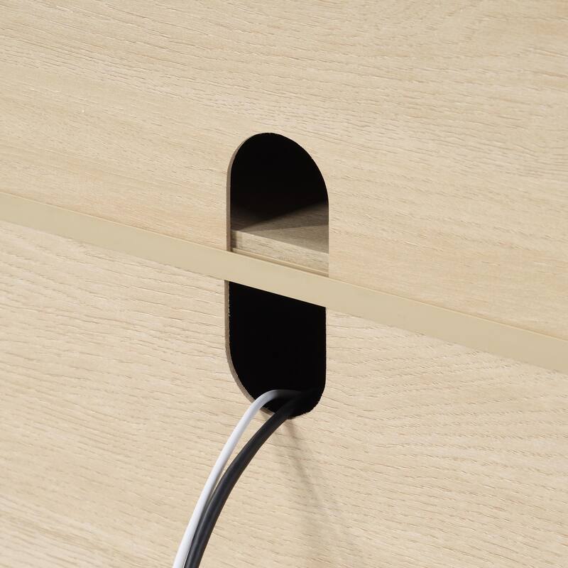 72 Inch Sideboard with Storage Cabinets, Minimalist TV Stand for Living Room, Entryway & Pantry, Dark Walnut