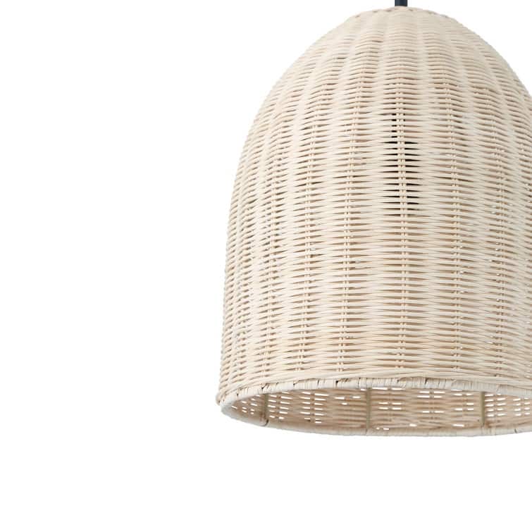 Acroma 1-light Farmhouse Rattan Kitchen Island Pendant - N/A