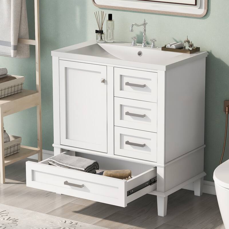 30" Modern Bathroom Vanity with Sink Combo Set
