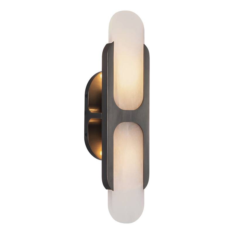 Alora Lighting WV357217 Odin 2 Light 4" Tall Bathroom Sconce