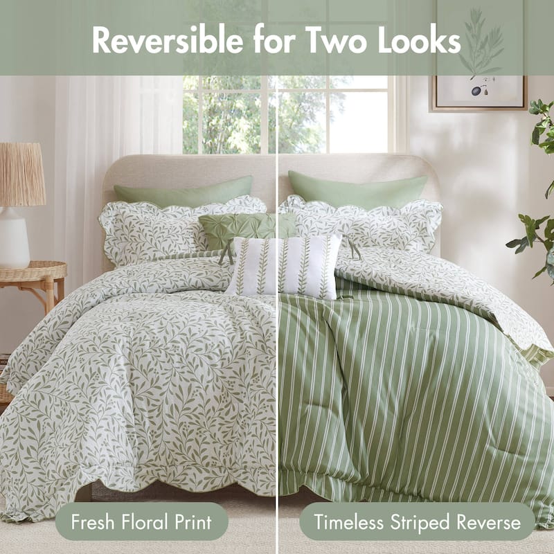 Madison Park Darcy 5 Piece Print Comforter Set