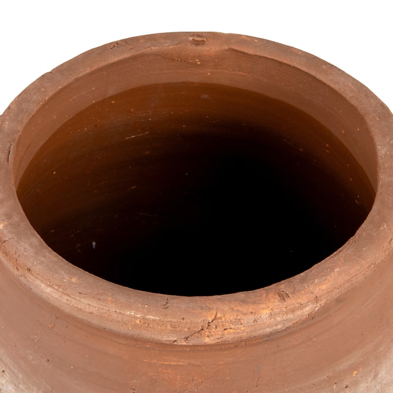 Whitewashed Terra-cotta Urn