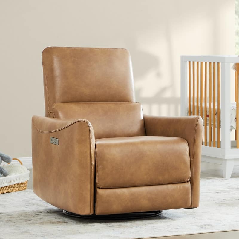 Spruce & Spring Asher Power Swivel Glider Recliner