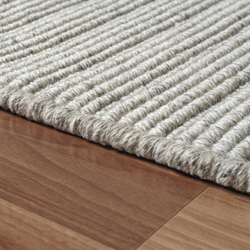 Haven Transitional Striped Handmade Wool Indoor Area Rug by Sevita