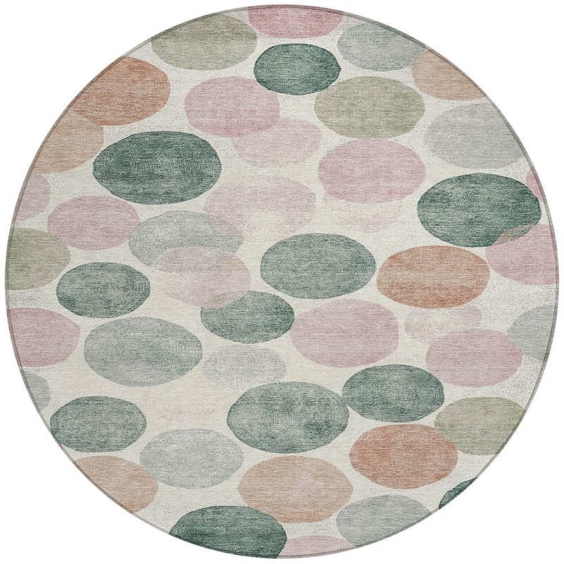 HomeRoots Geometric Transitional Rectangle Outdoor Rug