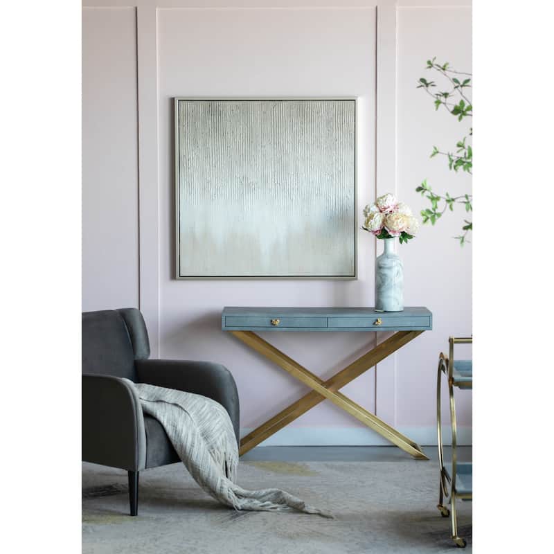 Golden Sunshine Framed Hand painted Canvas Print Wall Decor Solid with Wood Stretcher Bar, for Living Room Entryway Office
