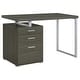 preview thumbnail 26 of 43, Brennan 47-inch 3-drawer Office Computer Desk