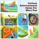 preview thumbnail 15 of 14, Inflatable Water Slide Park Bounce House Without Blower - Multi - 198" x 114" x 85" (L x W x H)