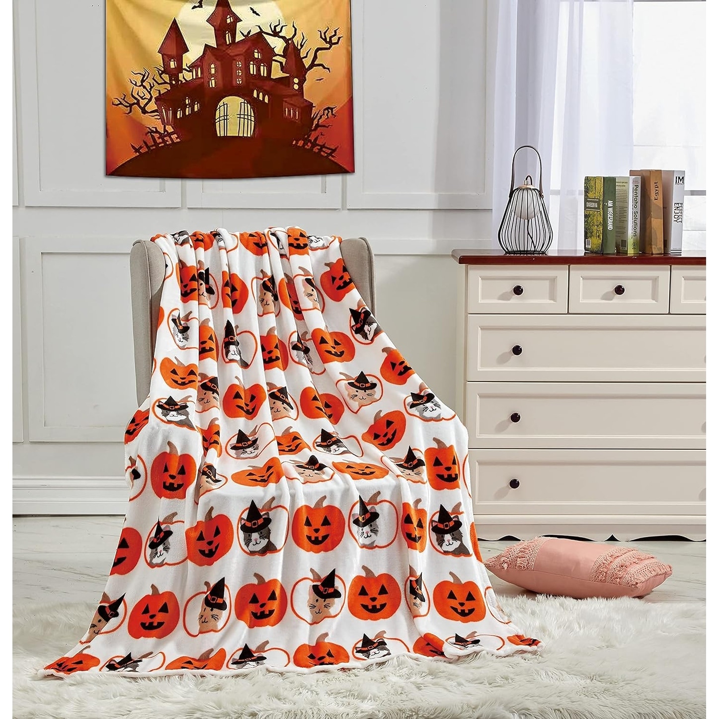 Noble house popcorn textured microplush blanket best sale