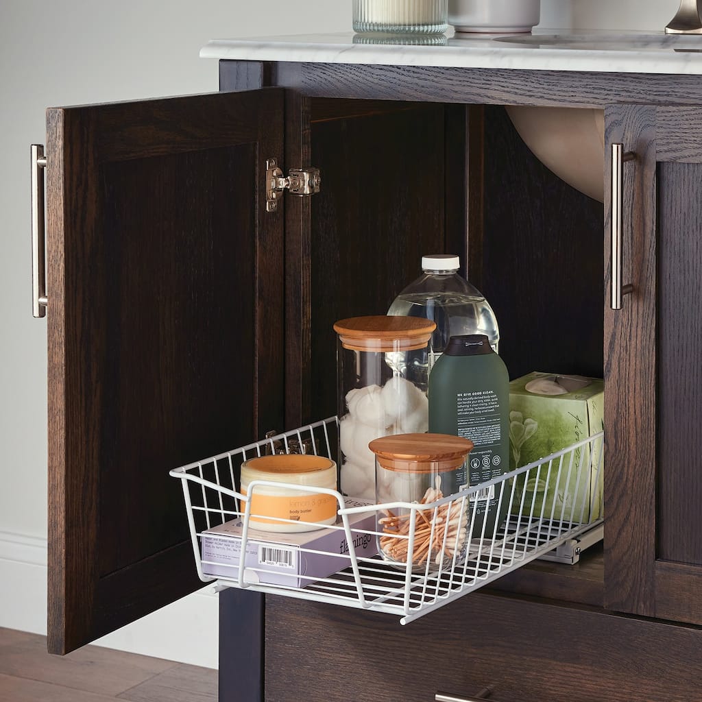 ClosetMaid White Finish 11 in. Pull Out Cabinet Organizer