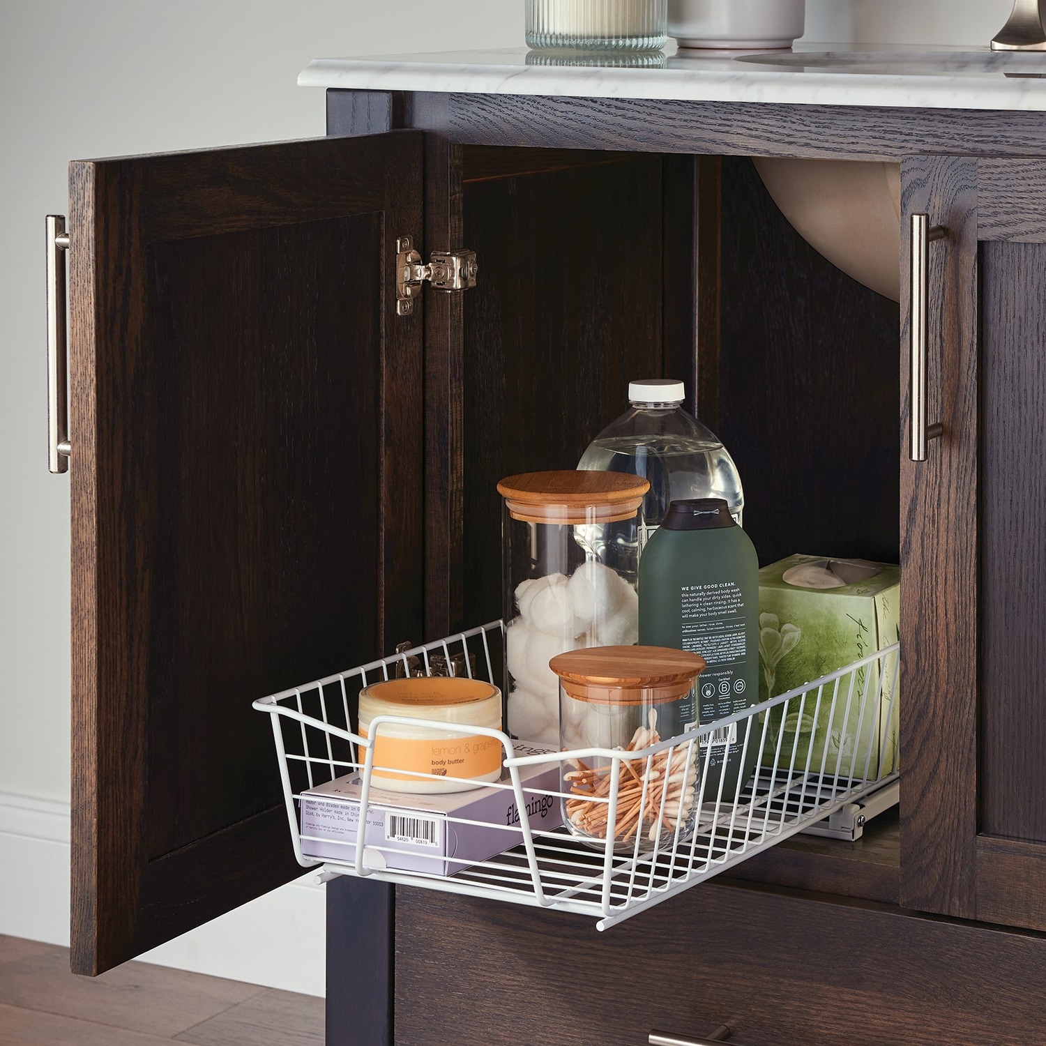 ClosetMaid White Finish 11 in. Pull Out Cabinet Organizer