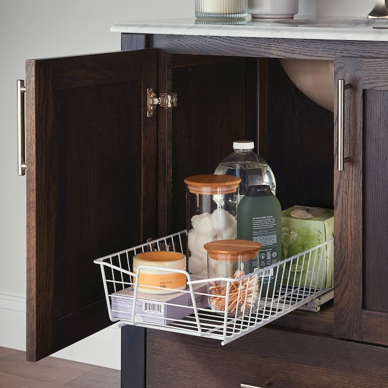 ClosetMaid White Finish 11 in. Pull Out Cabinet Organizer