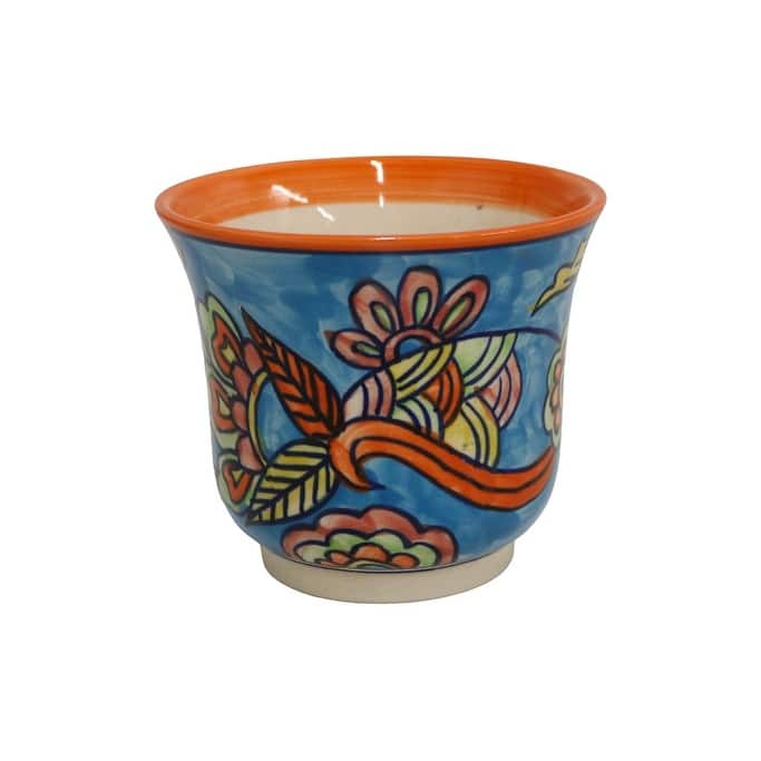 Home&Manor Ceramic Planter Multicolor