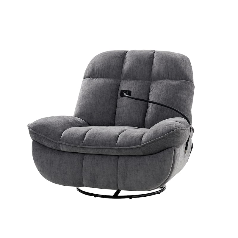 Alina Modern Manual Recliner with A Phone Holder by HULALA HOME