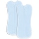 preview thumbnail 17 of 35, Easy Zipper Wrap 2 Pack Swaddle Blanket by Comfy Cubs Large - Blue
