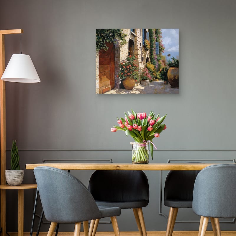 La Bella Strada by Guido Borelli Canvas Art Print