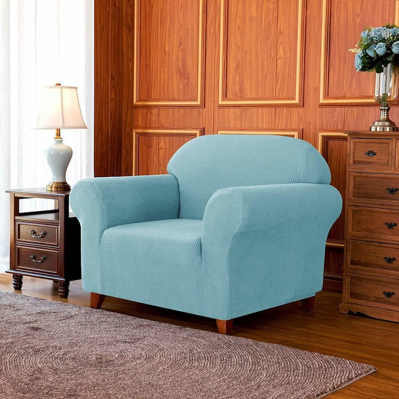 Subrtex Stretch Armchair Slipcover 1 Piece Spandex Furniture Protector