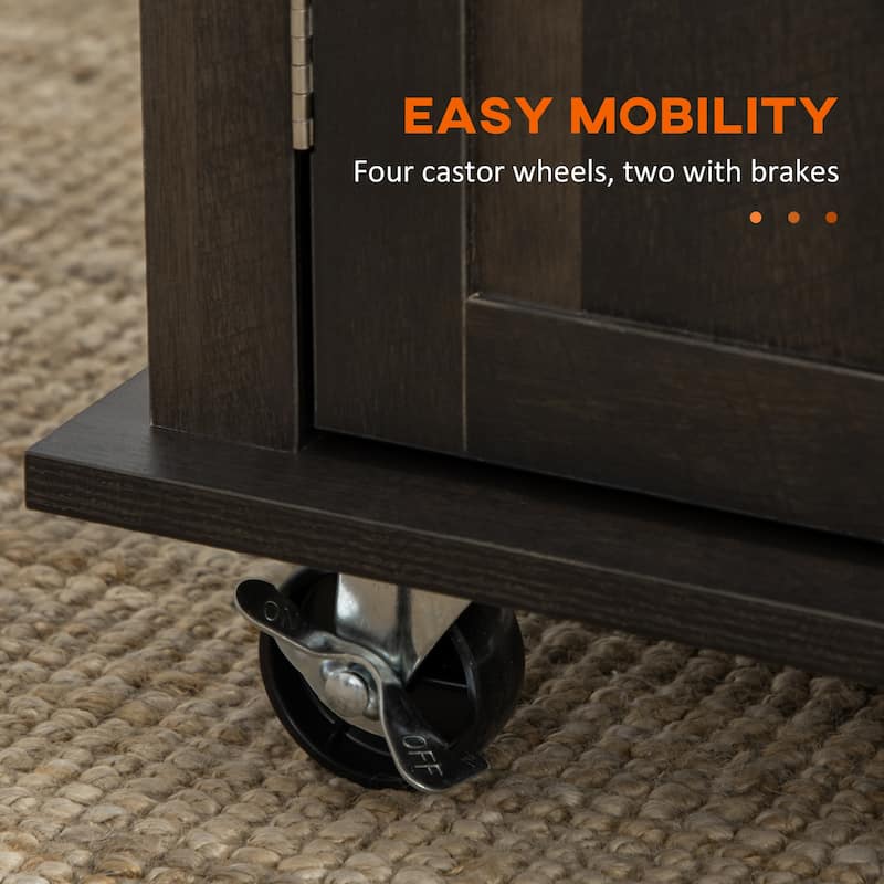 Modern Rolling Kitchen Island Cart