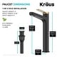 preview thumbnail 24 of 97, KRAUS Indy Single Handle Vessel Bathroom Faucet with Pop Up Drain
