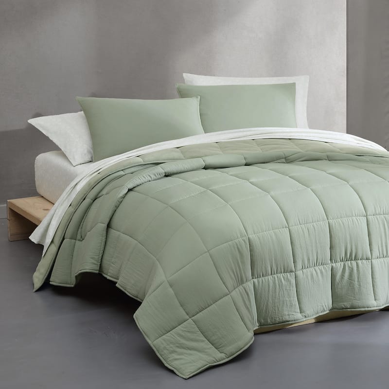 Calvin Klein Reversible Plush Comforter Bonus Set