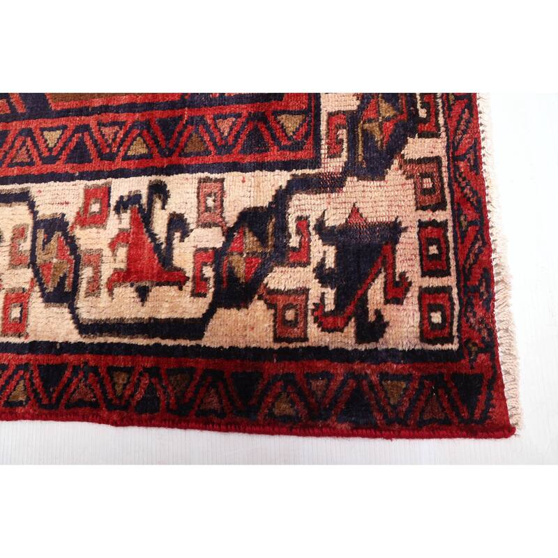ECARPETGALLERY Hand-knotted Konya Anatolian Dark Navy, Red Wool Rug - 5'3 x 8'6