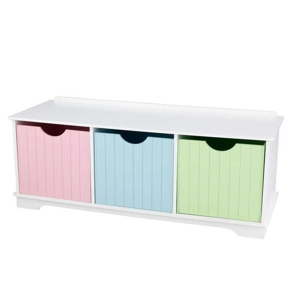 Shop Kidkraft Nantucket Storage Bench Pastel Ships To Canada
