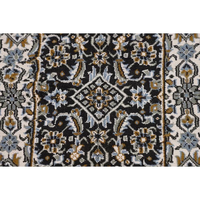 Green Geometric Tabriz Turkish Area Rug Machine Made Carpet - 8'2" x 11'8"