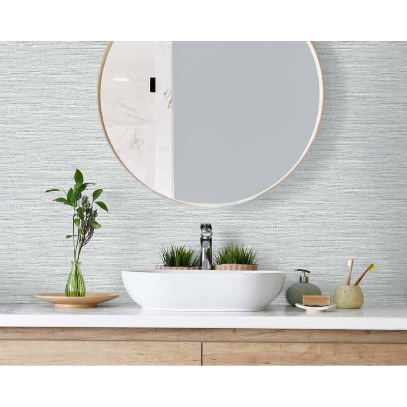 DuPont Tedlar Braided Faux Jute High Performance Vinyl Unpasted Wallpaper