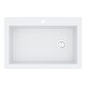 preview thumbnail 17 of 55, Karran Drop-In Quartz Composite 1-Hole Single Bowl Kitchen Sink - 33" x 22" x 9"