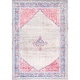 preview thumbnail 6 of 5, Nuloom Grey Transitional Classical Medallion Fading Folktime Border Area Rug